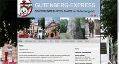 Desktop Screenshot of gutenberg-express.de